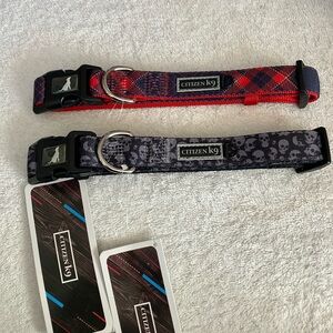 Citizen K9 Black Skull Dog Collar